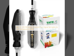 ABC PC 12V 3W водонепроницаемый светодиодный поворотный сигнал хвостовые фонари для освещения температуры 6500k