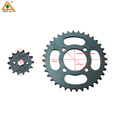 Factory custom steel YAYE 428H-100L  chain sprocket set for DY100 CD110  Motorcycle