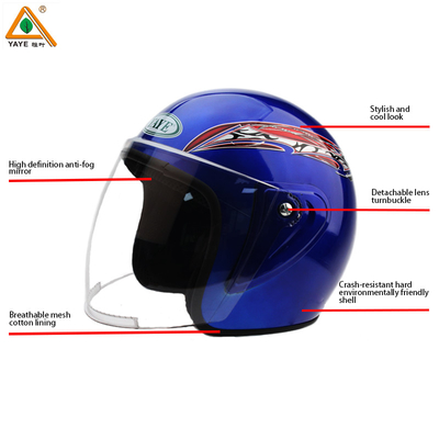 Hd anti-fog lens Half Face Motorcycle Helmet off-road helmet  For Adults Helmet Motorcycle Accessories Head Guard