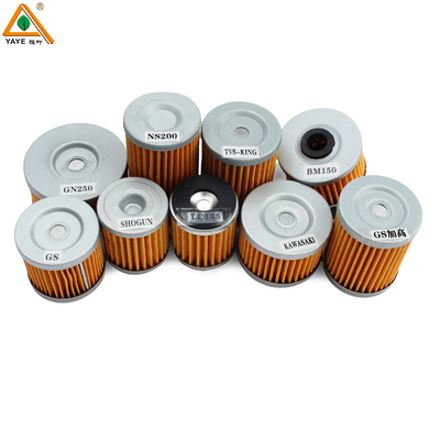 Paper core Automotive Accessories  motorcycle engine oil filter fit for  GS GN250 NS200 LC135 BM150 SHOGUN TVS-KING