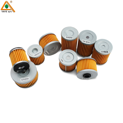 Paper core Automotive Accessories  motorcycle engine oil filter fit for  GS GN250 NS200 LC135 BM150 SHOGUN TVS-KING