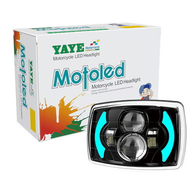 CD70 Motorcycle LED Headlight 12V 70cc with DRL White Blue Light