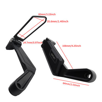 Motorcycle Rearview Mirror Electric Mountain Bike Wing Rear Hand Bar End Mirror Universal Motorcycle Rearview Mirror