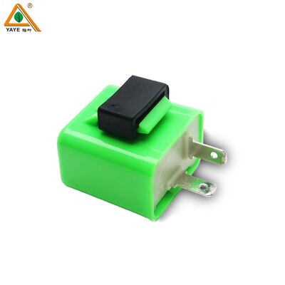 No Sound 2 Pin Universal Turn Signal 12V Numerical Control Motorcycle Flasher