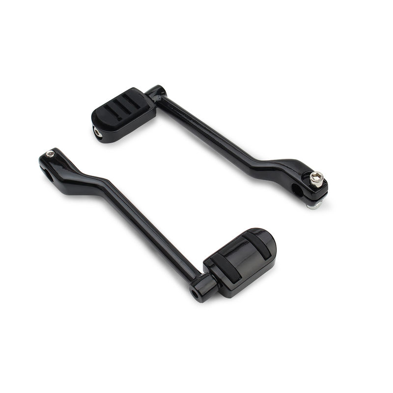 Motorcycle 2 Pcs Heel Toe Lever Shift Pegs Rear Levers With Shifter Pedals for Softail Fat Boy Road Glide Trike